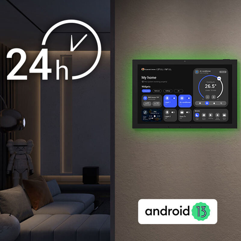 Smart Home 15.6 Inch Android Wall Mount Tablet dengan NFC Opsional