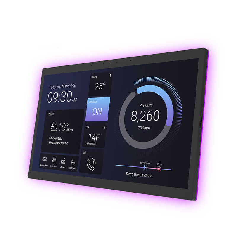 Tablet Android RK3288 10,1 Inci dengan NFC dan POE untuk Kontrol Pemasangan Dinding Rumah Pintar
