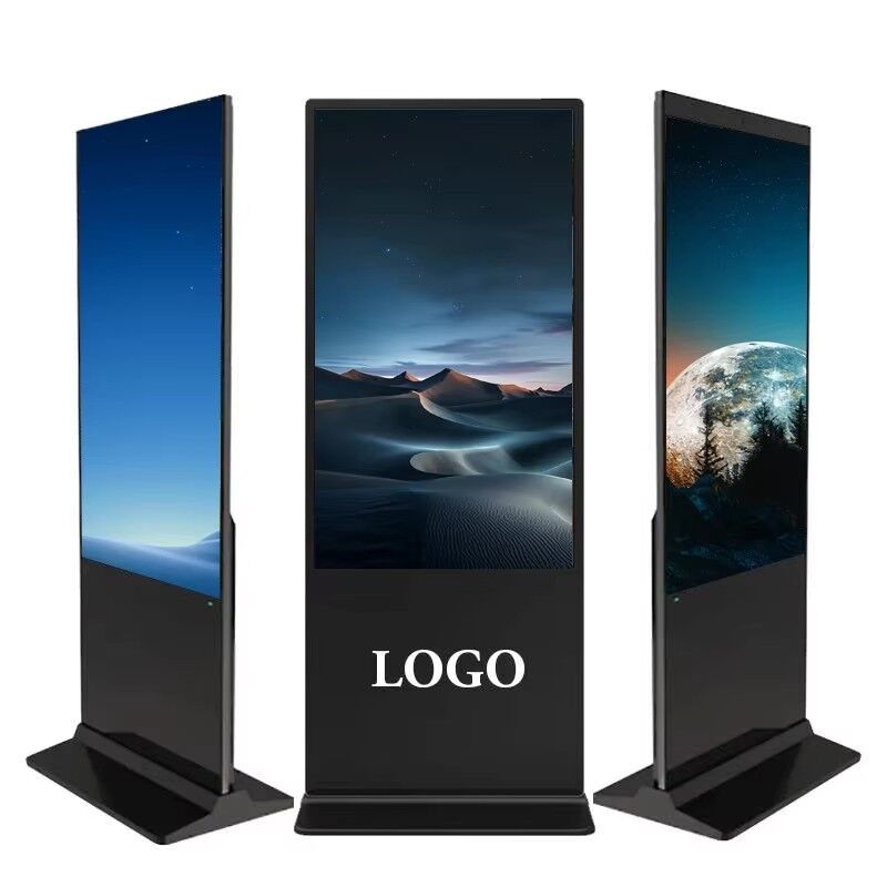 43 Inch Floor Standing Digital Signage LCD Advertising Displays Touch Screen Smart Kiosk Poster Player untuk Pusat Perbelanjaan