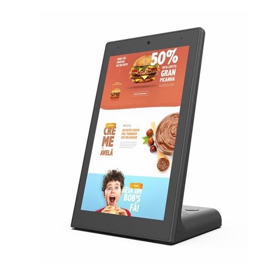 UL bersertifikat 10Inch Potret All In One Tablet Android Industrial Touch RJ45