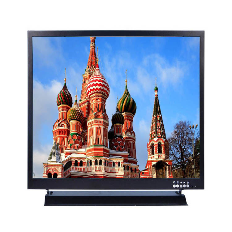 1280x1024 17 inci CCTV Monitor / CCTV BNC Monitor 7 * 24H bekerja
