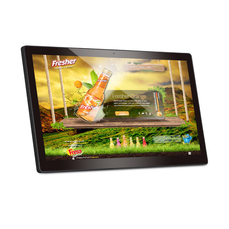 Tablet Android PoE Industri 24 Inci dengan Layar Sentuh IPS dan Android 9.0 untuk Aplikasi Komersial