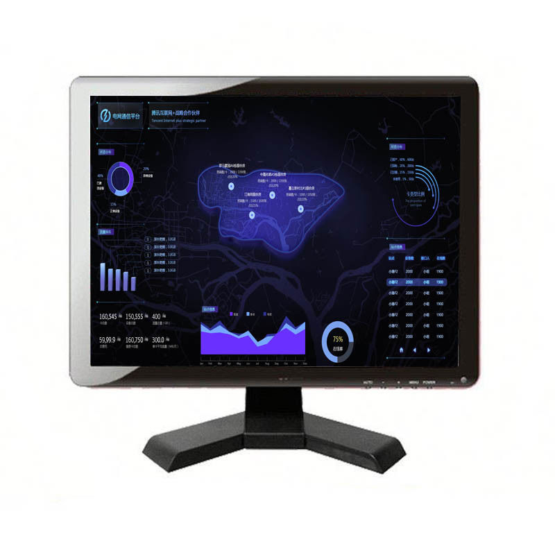 15 Inch Hopestar LCD CCTV Monitor BNC USB HDMI Input 2 Tahun Garansi