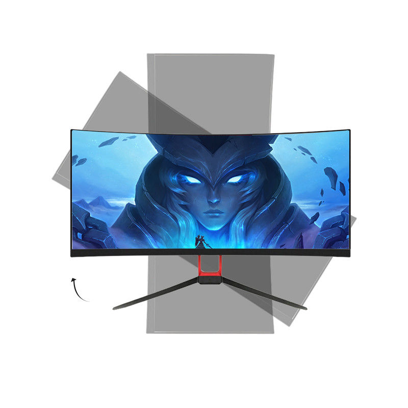 1500R 30 Inch 200hz Monitor Wall Mountable Gaming Monitor Dengan Stand Berputar