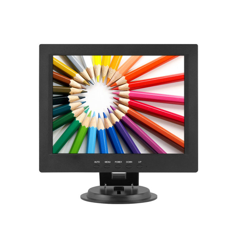 Rohs 350cd/m2 12 Inch CCTV Monitor BNC LCD Monitor Dengan HDMI Untuk Sistem Keamanan