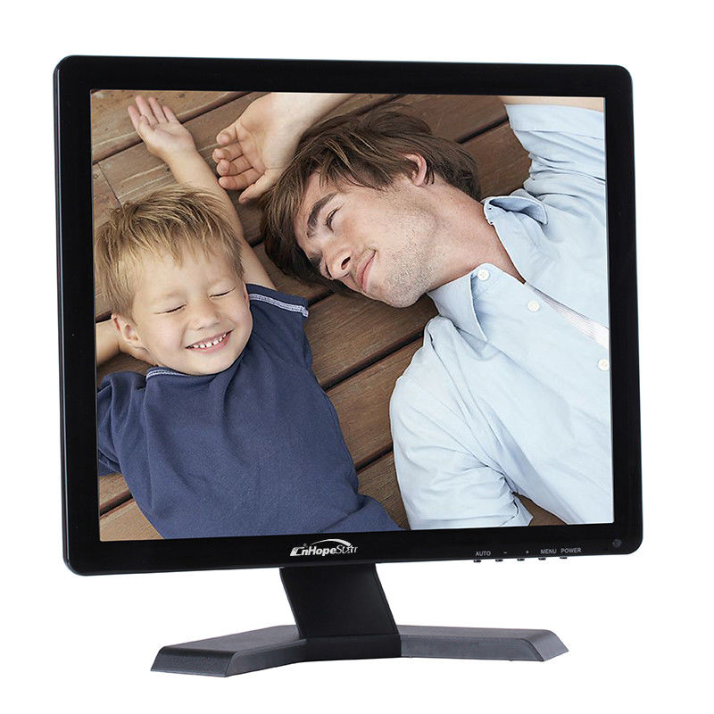 17 inci DC12V CCTV Hopestar Monitor Plastik Case HD Tampilan dengan BNC Input