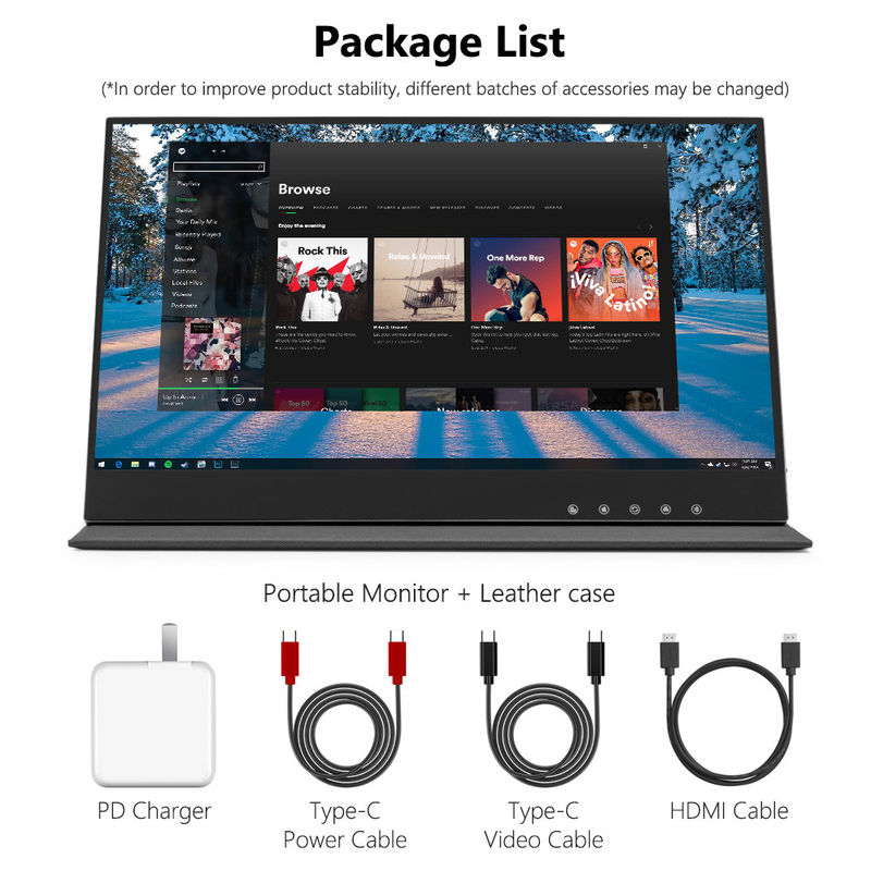 FCC 10 poin Wifi layar sentuh Monitor / 4k 5ms 1080p layar sentuh Monitor