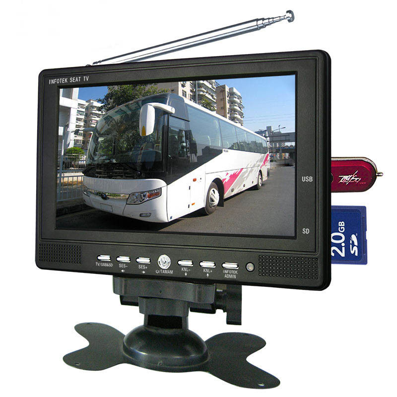 Kamera Wireless Backup 7 inci LCD Car Monitor TFT LCD Monitor IP67 1024x768
