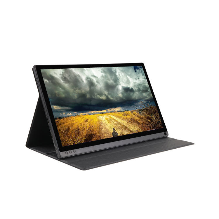 FHD 1080P IPS 15.6 Inch Portable Touch Screen Monitor Ketebalan 11mm
