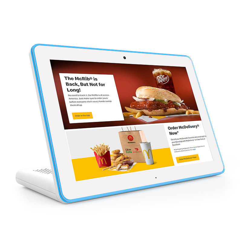 10.1" IPS Touchscreen Android Tablet PC dengan NFC RFID Reader dan LED Light Bar untuk Terminal Interaktif