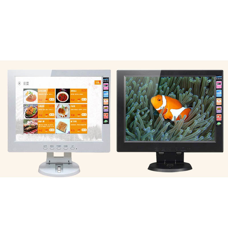 10.4 Inch 1024 * 768 LCD Monitor Komputer HDMI Port Wall Mount jenis