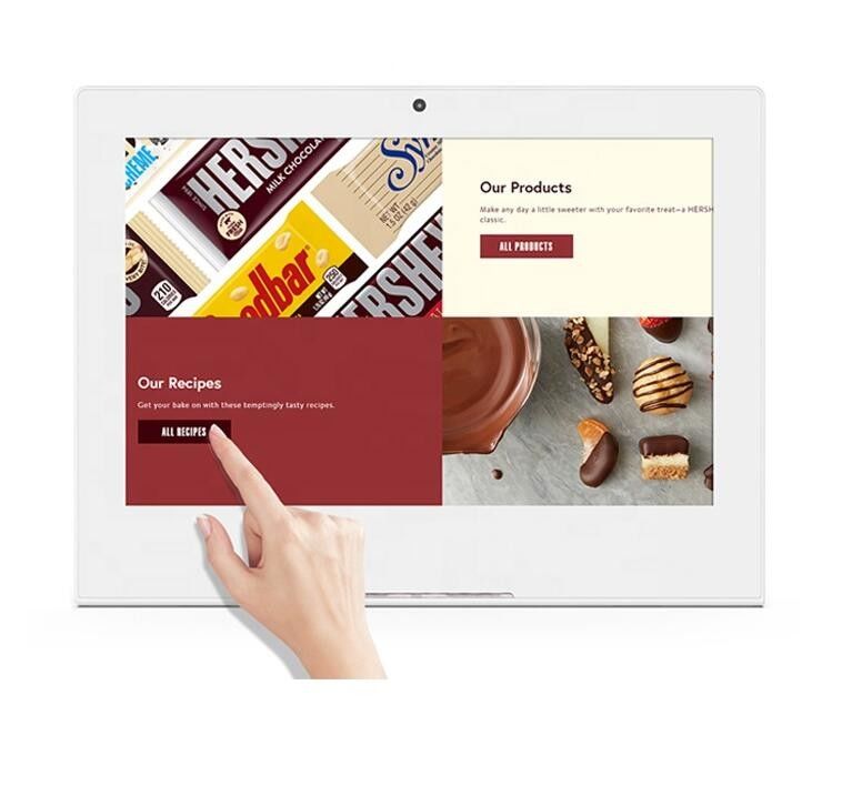10.1'' L Tipe RK3128 All In One Tablet Android IPS layar sentuh