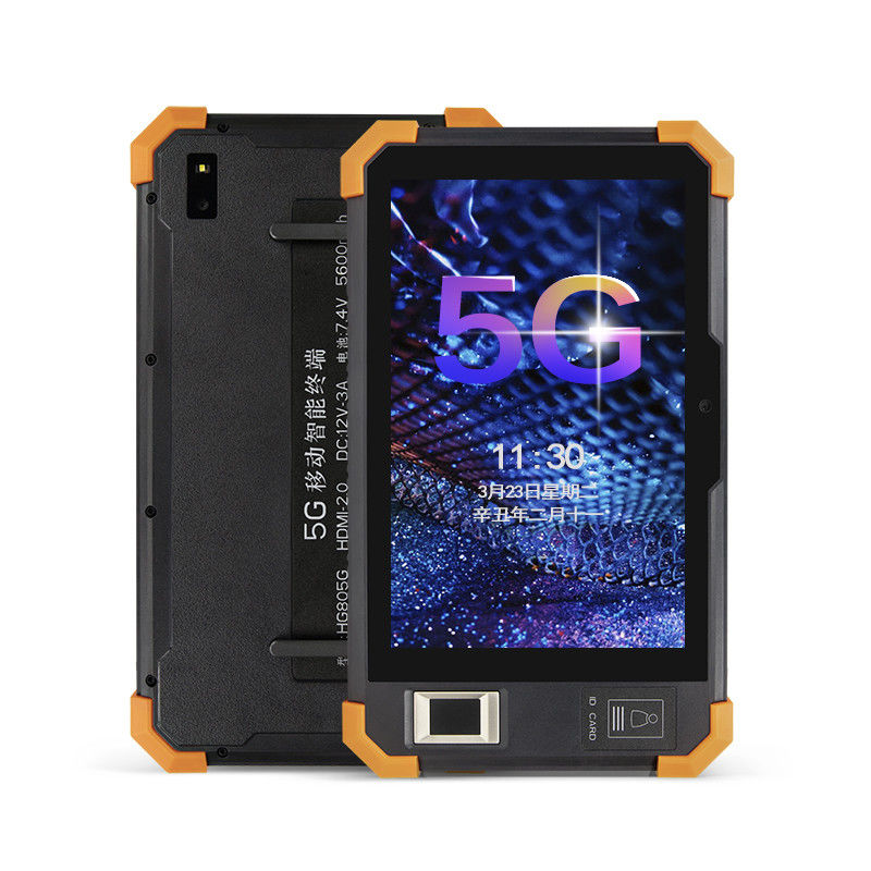 Waterproof IP68 8 Inch Tablet Android Modul sidik jari 5G Industri