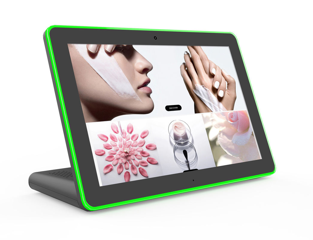 Android 8.1 NFC RFID All In One Touch Screen PC Dengan LED Light Bar