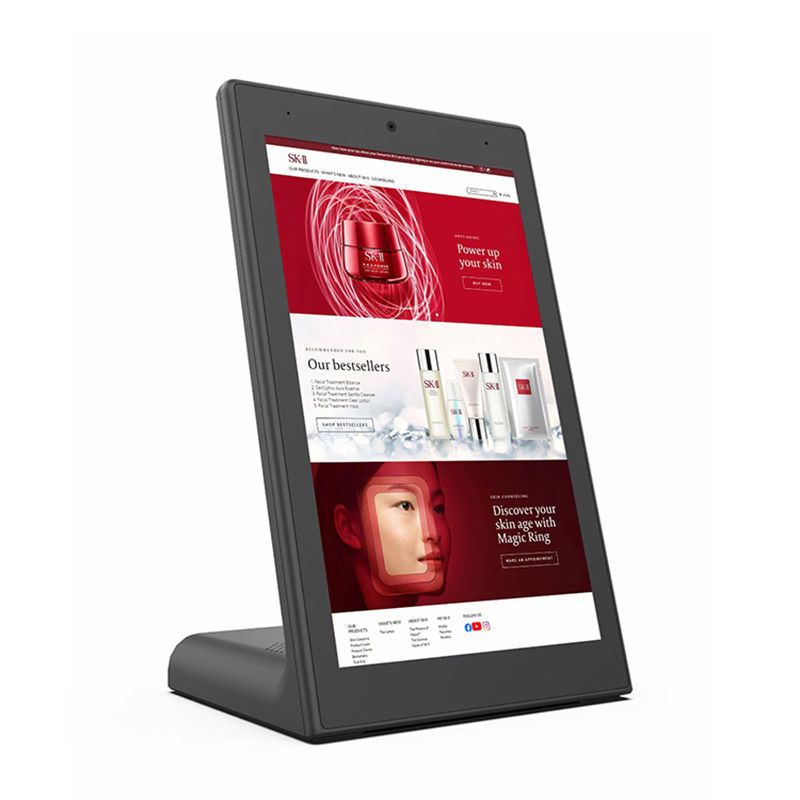 10.1 inci Android Tablet berbentuk L Desktop Android8.1 RK3288 Tablet IPS Tablet layar sentuh Untuk Restoran