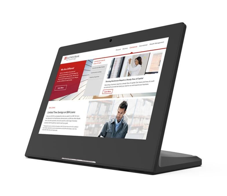 10.1'' L Bentuk RK3288 All In One Tablet Android IPS layar sentuh