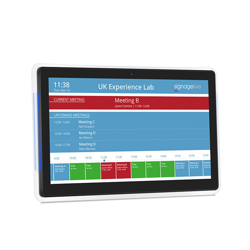 Dinding dipasang 10,1 inci All In One Tablet Android PC POE layar sentuh