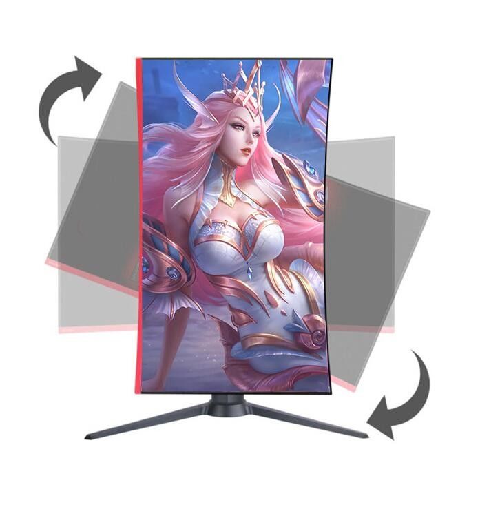 27 Inch 165Hz Gaming Desktop Monitor HDMI DP Interface Rotating Stand