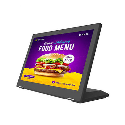 Self-Service RK3566 Processor Tablet untuk Pemesanan Restoran 13.3-Inch POE NFC RGB LED Light Bar 5MP Kamera Android 11