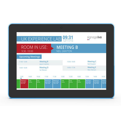 10 Inch LED Light Android 8.1 Tablet PC NFC POE Semua dalam Satu PC