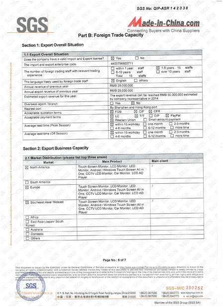 Cina Shenzhen Hopestar SCI-TECH Co., Ltd. Sertifikasi